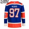 Edmonton Oilers tröja Connor McDavid Heritage Classic Adidas 2023-24 Blå Authentic - NHL Tröjor Barn